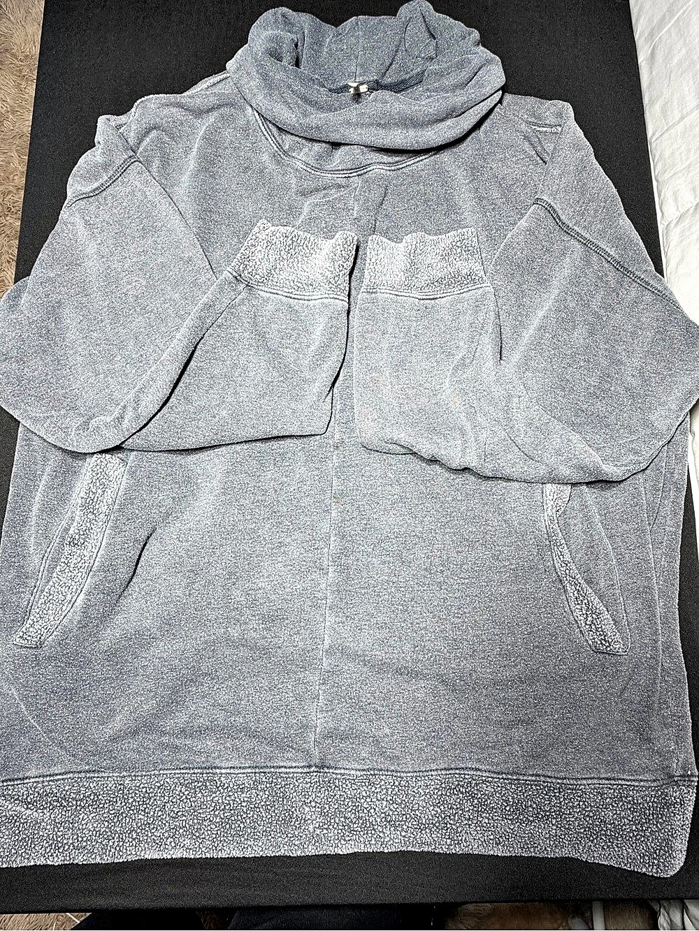Free People We The Free Timeless Oversized Pullover Gray Sweatshirt size S